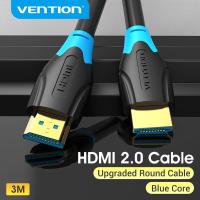 ราคา Vention สาย hdmi ต่อทีวี HDMI 2 0 Cable สายต่อโทรศัพท์tv Ethernet HDMI Adapter For HDTV LCD Projector HDMI 3D 4K Cable สายhdmi ยาว 1 3 5 10 15 20 ยาว (1300234245)