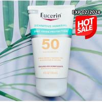 ราคา 66 OFF ราคา Sale EXP 02 05 2024 ยูเซอรีน โลชั่นกันแดด สำหรับผิวหน้าและผิวกาย Sensitive Mineral Zinc Oxide Protection Lotion SPF 50 118 ml Eucerin (21032185169)