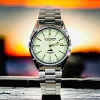 ราคา นาฬิกาผู้ชาย US submarine รุ่น J 035M นาฬิกาข้อมือผู้ชายสายเหล็กกันน้ำ 100 เข็มเรืองแสงระบบควอทต์ (21933151195)