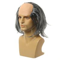 ราคา อุปกรณ์วิกผมหัวล้านสีมหัศจรรย์สำหรับวันฮาโลวีนตรงวิกหัวล้านวันวันโกหกวิกผมมาสเคอเรดสำหรับคนแก่หัวโล้นนุ่มนิ่ม (21579328800)