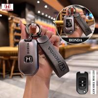 ราคา ปลอกกุญแจรถยนต์ แบบพับได้ สําหรับ Honda ซองกุญแจ สำหรับ JAZZ HRV CRV CITY BRIO CIVIC เคสกุญแจ jazz gk เคสกุญแจรถ civic fb พวงกุญแรถยนต์ honda (22257642820)