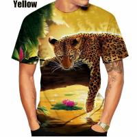 ราคา เสื้อยืดแฟชั่นใหม่ลายเสือดาว เสือชีตาห์3D เสื้อยืดแขนสั้นระบายอากาศสำหรับผู้ชาย ผู้หญิงลำลองฤดูร้อนฮิปฮอป (21403341483)