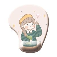 ราคา ที่รองข้อมือ Mouse Pad แผ่นรองเมาส์ หมอนรองมือ แผ่นรองข้อมือ ป้องกันลื่นที่วางข้อมือแผ่นรองเมาส์ซิลิโคนสำหรับเกมสำนักงาน ลายการ์ตูนชินจัง 3D น่ารัก (21789551287)