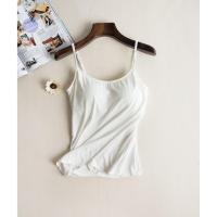 ราคา Suji Studio ฟองน้ำชุดชั้นในเสื้อกล้ามผู้หญิงเส้นสปาเก็ตตี้เสื้อบังทรงพื้นชุดชั้นในสตรี (20771901418)