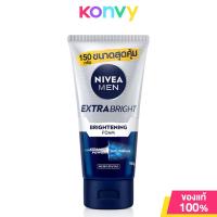 ราคา NIVEA Men Foam นีเวีย โฟมล้างหน้า 150g Oil Clear Extra Bright Extra Bright Face Deep Acne Scrub (22056767152)