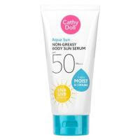 ราคา Cathy Doll Aqua Sun Non Greasy Body Sun Serum SPF50 PA สีฟ้า สูตรเย็นสบายผิว 138 ml (22151706862)