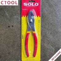 ราคา คีมปากขยาย 8นิ้ว ด้ามดำแดง 840 8 Solo ของแท้ Authentic Slip Joint Pliers ซีทูล Ctoolhardware (2388114094)