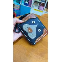 ราคา กระเป๋าสตางค์หนังแท้ งานแฮนด์เมด ขนาด 4 4 3 2นิ้ว (22041560920)