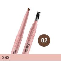 ราคา 3 เฉดสี Sasi ศศิ ดินสอเขียนคิ้ว หัวตัด เขียนง่าย กันน้ำ กันเหงื่อ (22122000218)