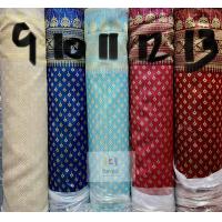 ราคา 119บาท เมตร ผ้าลายไทย ไหมเทียมทอลายไทย ผ้าทอลายไทย (21761166346)