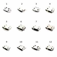 ราคา 60PCS Set Cell Phone Charging Connector Micro USB Connect DIP 5PIN Jack USB Socket 12 Model For MP3 4 Huawei Samsung SMD Kit (22089488121)