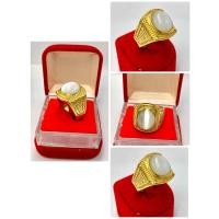 ราคา แหวนทอง 18K พลอยมุกดา ช่วยนำพาโชคลาภ ความรุ่งเรือง ใต้ท้องวงแหวนมี ตราปั้ม 18K ทุกวง รับประกันสินค้าดีมีคุณภาพ (21542080289)