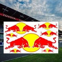 ราคา สติ๊กเกอร์ RedBull แต่งซิ่ง honda yamaha kawasaki suzuki แต่งรถมอเตอร์ไซค์ ATV หมวกกันน็อค รถยนต์ สติ๊กเกอร์เคลือบเงาคุณภาพดี (12486117414)