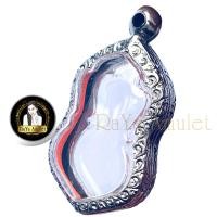 ราคา กรอบพระสำเร็จรูปงานสแตนเลสลายไทย ทรงเสมาหลวงปู่เอี่ยม รหัส 298 (20865812456)