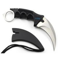 ราคา Knife มีดพก มีดใบตาย มีดควง ใบคมและแหลม สีรุ้ง ดำ เงิน ไทเทเนียม (22141141381)