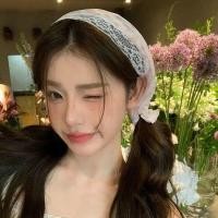 ราคา ผ้าโพกหัวสามเหลี่ยมลูกไม้ลายดอกฝรั่งเศสผ้าโพกหัวพิมพ์ลายหวานอุปกรณ์เสริมผมชายหาดวันหยุดที่ฮาวายฤดูใบไม้ผลิฤดูร้อน (21701588202)