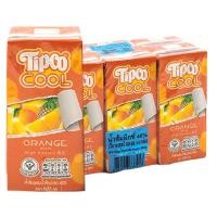 ราคา ทิปโก้ คูลฟิต ออเร้นจ์มิกซ์ น้ําส้มผสมสับปะรด 40 200 มล x 6 (21049670309)