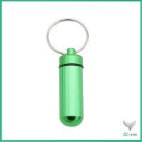 ราคา Eliana กล่องยายาพวงกุญแจอลูมิเนียม กล่องใส่ยาขนาดเล็กแบบพกพากันน้ำ Keychain Pill Box (21341279848)