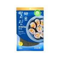 ราคา สาหร่ายทะเลอบแห้ง ห่อข้าวปั้น เจ Dried seaweed 8 g ประมาณ 4 แผ่น (538684661)