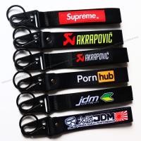 ราคา พร้อมส่งจากไทย พวงกุญแจผ้าซิ่ง พวงกุญแจ งานสกรีน สไตล์ JDM ญี่ปุ่น พวงกุญแจรถมอเตอร์ไซค์ V 45 (21779374835)