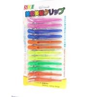 ราคา at homemart กิ๊บปากเป็ดสีสด แพ็ค 12 ชิ้น กิ๊บปากเป็ดใช้สำหรับหนีบ หรือยึด เพื่อแบ่งผมไว้ในระหว่างการทำผม (14175302996)