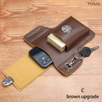 ราคา หยุนเซ กระเป๋าคาดเอวหนัง PU อเนกประสงค์แบบผู้ชายแฟชั่นกระเป๋าใส่โทรศัพท์มือถือกีฬาท่องเที่ยวกลางแจ้งกระเป๋าคาดเอว (20517764729)