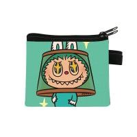 ราคา Cross border New Labubu Labu Cute Cartoon Coin Purse Printed Card Bag Sweet Children Storage Bag Wholesale (22305338565)