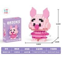 ราคา เลโก้นาโน เลโก้ตัวต่อการ์ตูนน่ารัก ตัวต่อ เลโก้ บล็อกตัวต่อเลโก้จิ๋ว DIY 3D เลโก้การ์ตูน ของขวัญวันเกิด พร้อมส่งจากไทย (22093267245)