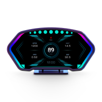 ราคา ร้านไทย จัดส่งภายใน 24 ชั่วโมงใ OBD2 GPS SlopeMeter Smart Gauge สมาร์ทเกจ Digital Meter Display P3 2024 HUD Speedometers เกจวัดรถยนต์ วัดความร้อน (22141838643)
