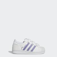 ราคา adidas ไลฟ์สไตล์ รองเท้า Superstar เด็ก สีขาว HP6217 (19317669178)