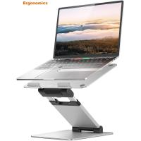 ราคา ขาตั้งแล็ปท็อปสำหรับโต๊ะทำงานตามหลักสรีรศาสตร์ Sit To Stand ที่จับแล็ปท็อป Convertorปรับความสูงได้จาก1 2 ถึง20 รองรับได้ถึง22lbs แม่เหล็กรถไฟแล็ปท็อปแท็บเล็ตคอมพิวเตอร์10 17 (21015510656)