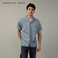 ราคา American Eagle Button Up Poolside Shirt เสื้อเชิ้ต ผู้ชาย แขนสั้น NMSH 015 2520 401 (21506812261)