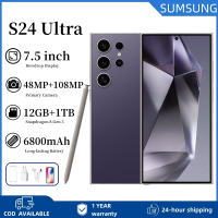 ราคา SAMSUNG S24 Ultraสมาร์ทโฟน 12GB 1TBโทรศัพท์Androidสมาร์ทโฟนแบตเตอรี่ 6800MAhโทรศัพท์ใหม่เอี่ยม7 5นิ้วHDหน้าจอขนาดใหญ่โทรศัพท์สำหรับเล่นเกมโทรศัพท์ราคาถูก (21531360372)