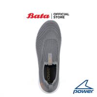 ราคา Bata บาจา Power รองเท้าผ้าใบแบบสวม ออกกำลังกาย รองรับน้ำหนักเท้า สำหรับผู้ชาย รุ่น BONDI สีเทา 8282849 (21801297185)