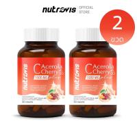 ราคา 30 เม็ด Nutrovis C Acerola Cherry 1000 mg Plus นูโทรวิส ซี อะเซโรล่า เชอร์รี่ 1000 มก พลัส วิตามินซี SKU IM (22028036833)