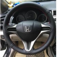 ราคา ปลอกหุ้มพวงมาลัยหนังแท้เย็บมือแบบคลาสสิก Honda Civic 04 06 07 08 09 11 Fit City (11537564715)