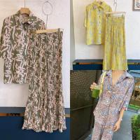 ราคา Thesimple Jenny pleat set morocco เซทเสื้อทรงโอเวอร์ไซส์ คอปกเบิ้ล 2 ชั้น กับกางเกงพลีทขายาว มี 3 สี (22139777395)