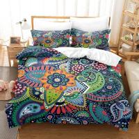 ราคา ชุดเครื่องนอน ผ้าปูที่นอน ปลอกหมอน ผ้านวม ซักทําความสะอาดได้ สไตล์โบฮีเมียน สําหรับตกแต่งบ้าน ห้องนอน หอพัก (20776461309)