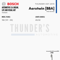 ราคา BOSCH ใบปัดน้ำฝน Alfa Romeo อัลฟาโรเมโอ ที่ปัดน้ำฝน ยางปัดน้ำฝน Aerotwin Aerotwin Plus ไร้โครง (20981308131)