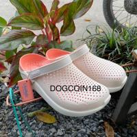ราคา รองเท้าแตะหัวโตพร้อมส่ง size36 40 Crocs LiteRide ของผู้หญิงรองเท้าชายหาดเปลือยสีชมพู ถูกกว่าshop รองเท้าชายหาดรอง เท้าแตะเย็น (21480303261)