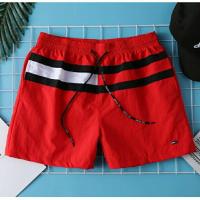 ราคา 2021ฤดูร้อนคลาสสิค Tommy Hilfiger กางเกงขาสั้นผู้ชายแห้งเร็วเย็บตรงทรงหลวมสามกางเกงขาสั้นชายหาดสไตล์อเมริกันแท้ (17940223056)