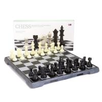 ราคา หมากรุกสากลแม่เหล็ก Black White Magnetic Chess หมากรุกสากลแม่เหล็กตัวสีขาวดำ สินค้าพร้อมส่งจากไทยค่ะ รุ่น upgrade วัสดุทนทานขึ้น (22096360478)