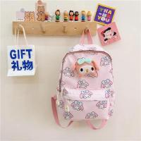 ราคา Kawaii Sanrio Backpack Cinnamoroll Bag Kuromi Bagpack Hello Kitty Schoolbag Travel Double Shoulder Storage Toddler Bag Girl Gift (21493370734)