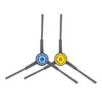 ราคา แปรงปัดข้าง Side Brush อะไหล่ หุ่นยนต์ดูดฝุ่น AutoBot Lazer 5 Lazer Lite 2 Storm 4 (22280015406)