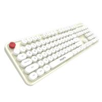 ราคา แป้นพิมพ์คอมพิวเตอร์แบบมีสาย mofii แป้นพิมพ์สไตล์ย้อนยุคพร้อมปุ่มกดกลม104ปุ่มคีย์บอร์ดเรืองแสงเงียบสำหรับแล็ปท็อป Windows แผ่นแบน (22157141915)