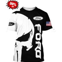 ราคา Punisher skull Ford full print 3d shirt (13040901437)