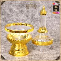 ราคา ชุดกรวดน้ำ ลายไทยวิจิตร ที่กรวดน้ำคุณภาพดี ชุดกรวดน้ำพลาสติก ลายไทยสวยงาม (14664736079)