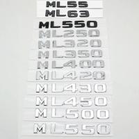 ราคา ใหม่ ABS สำหรับ Mercedes Benz ML63 ML320 ML350 ML400 ML450 ML500 ML550 ML55 ML250 ML300 ML420 ML430 Letter รถด้านหลัง Trunk Emblem Badge สติกเกอร์ (14836589120)