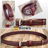 ราคา เข็มขัดหนังถักรุ่นผสม เข็มขัดหนังถัก เข็มขัดสาน เข็มขัดหนัง เข็มขัด (12494054067)