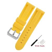 ราคา Zhangeer สายนาฬิกาข้อมืออะไหล่สำหรับกีฬา Tali Jam Tangan Silikon คุณภาพสูงสำหรับสายนาฬิกาข้อมือ Paneraiอุปกรณ์เสริมสายรัดนาฬิกาข้อมือแบบสากลพร้อมเครื่องมือขนาด20มม 22มม 24มม 26มม (21899578201)